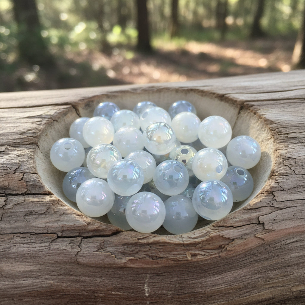 12mm Cat eye bead - set of 10