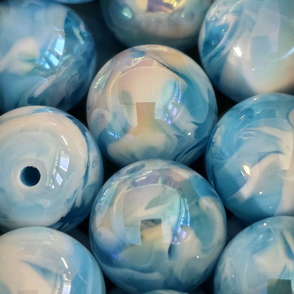16mm Haidi resin beads - set of 5
