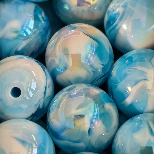 16mm Haidi resin beads set of 5 for jewellery making | Beadtacular