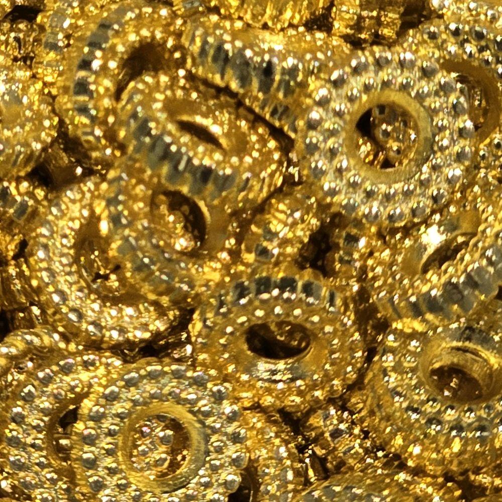 8mm gold and silver spacer beads 20 for £1.20 for jewellery making | Beadtacular