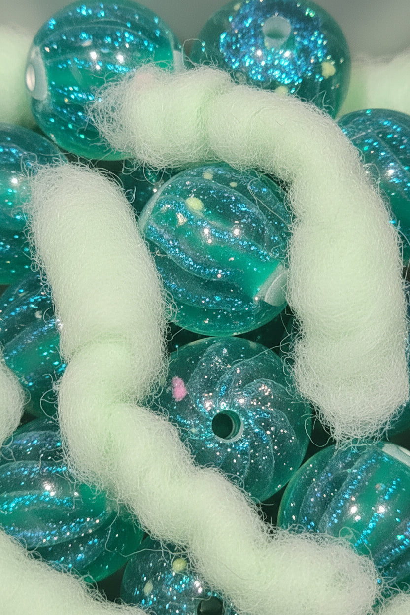 16mm illuminous beads - 6 for £1.50