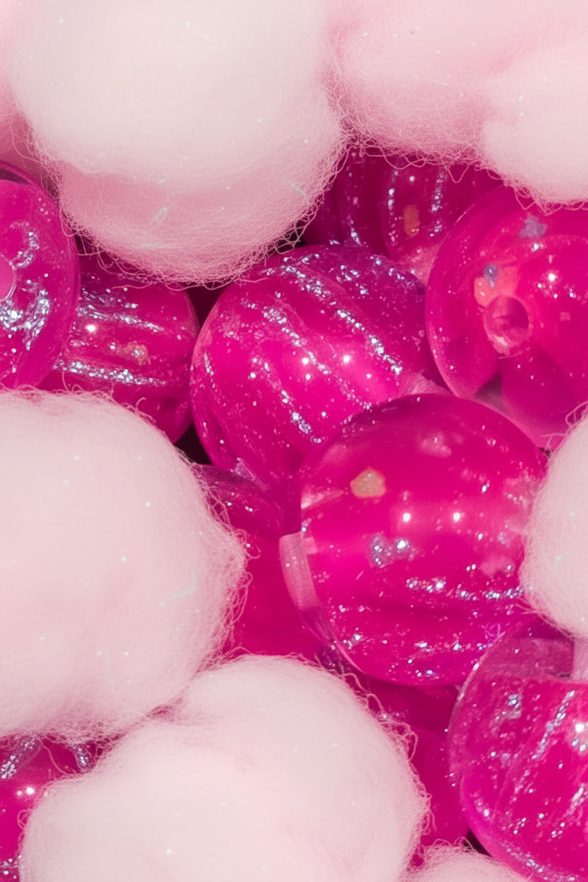 16mm illuminous beads - 6 for £1.50