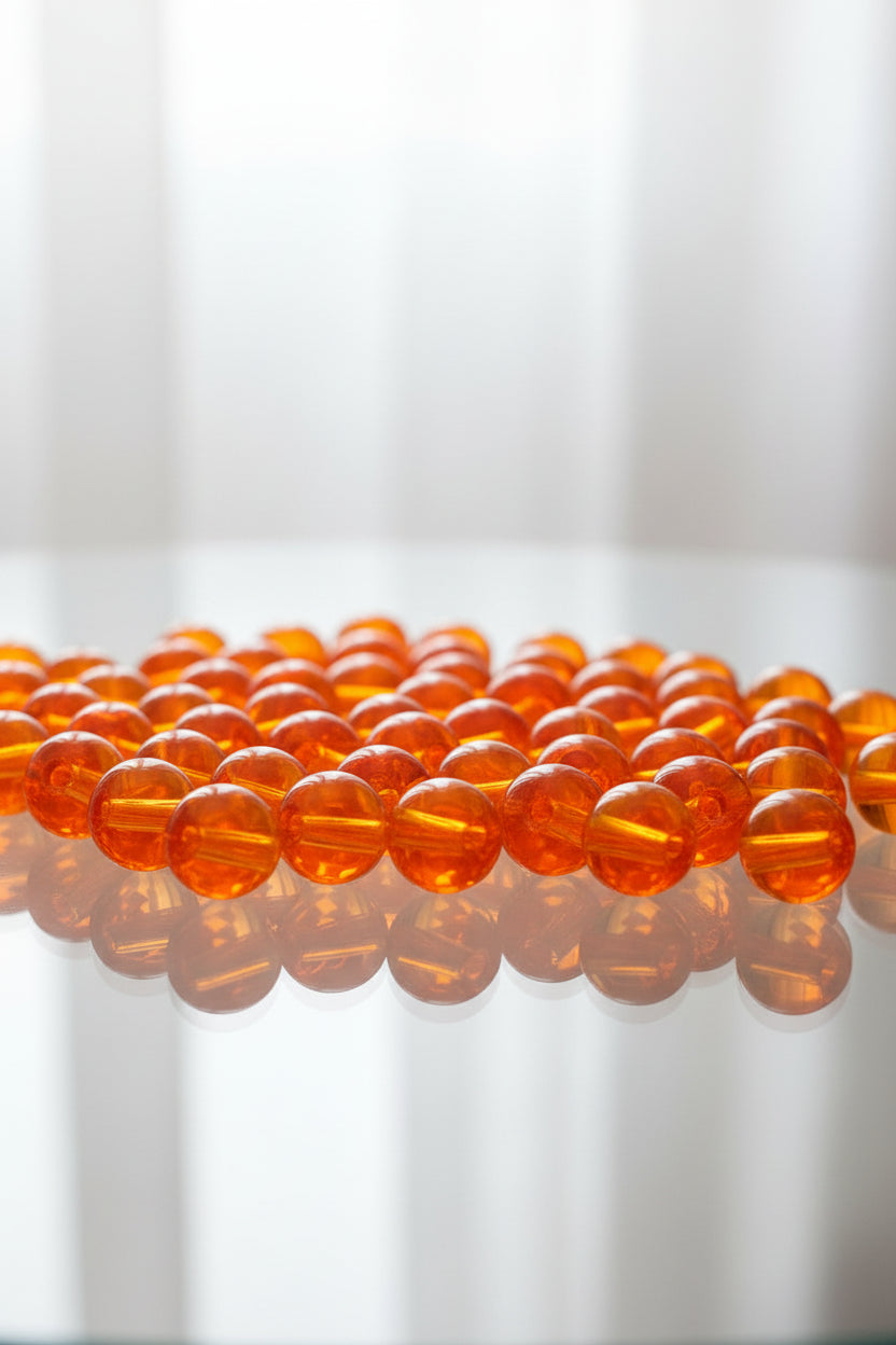 8mm Glass beads - 25g for £1.30