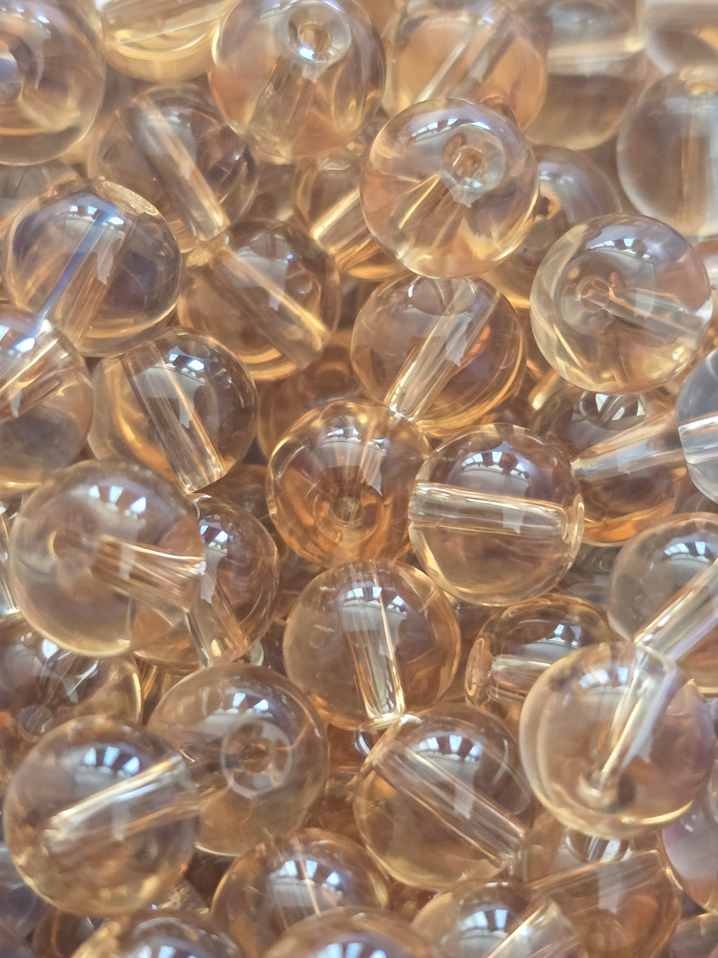 8mm Glass beads - 25g for £1.30
