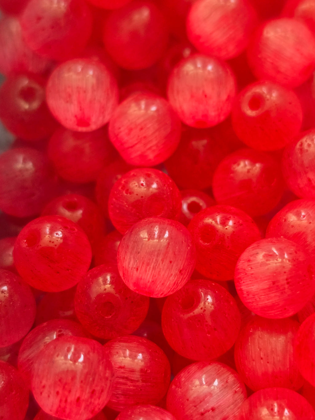 8mm Glass beads  - 25g for £1.30