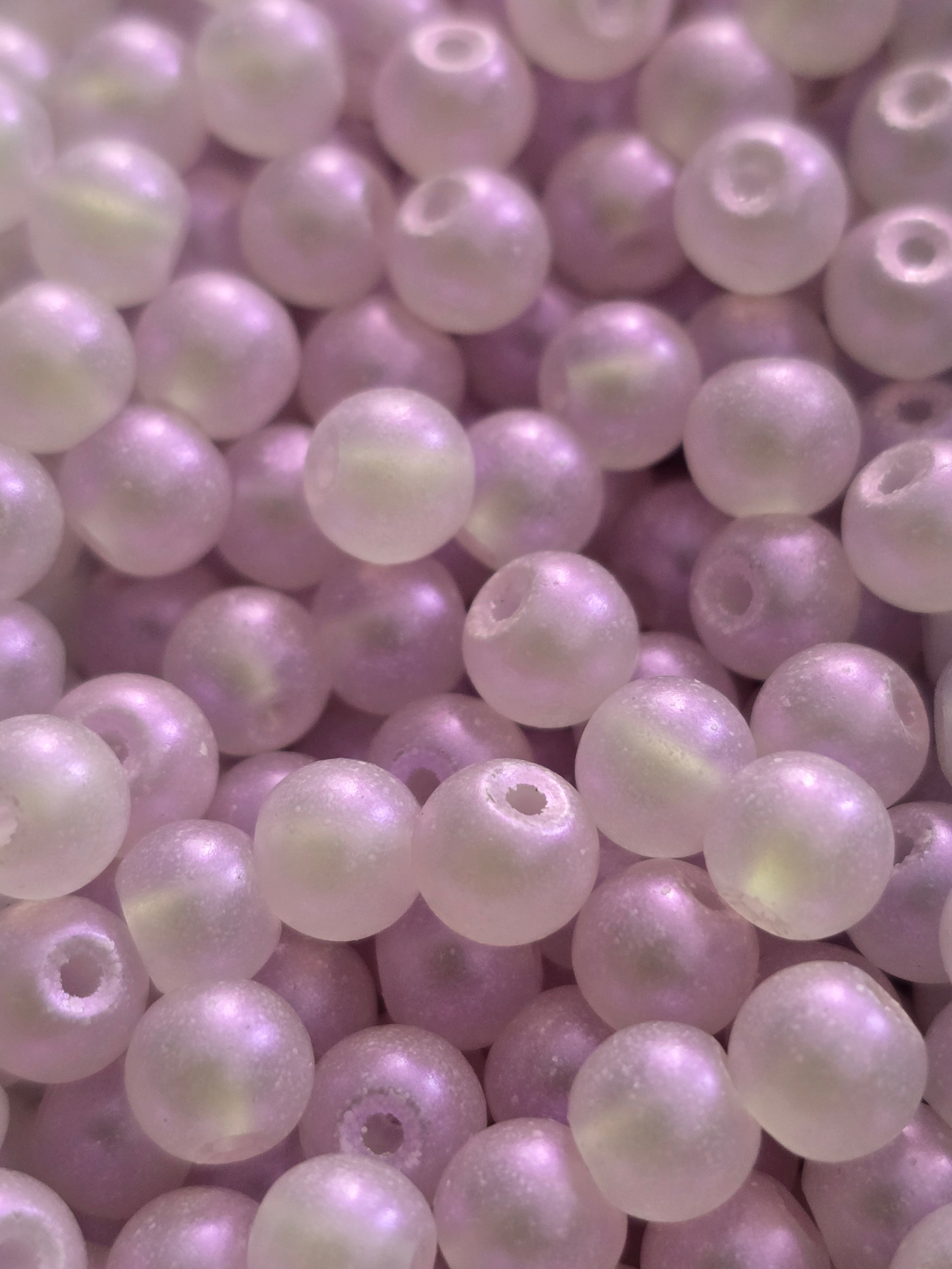 6mm glass beads 25g for jewellery making and crafts | Beadtacular