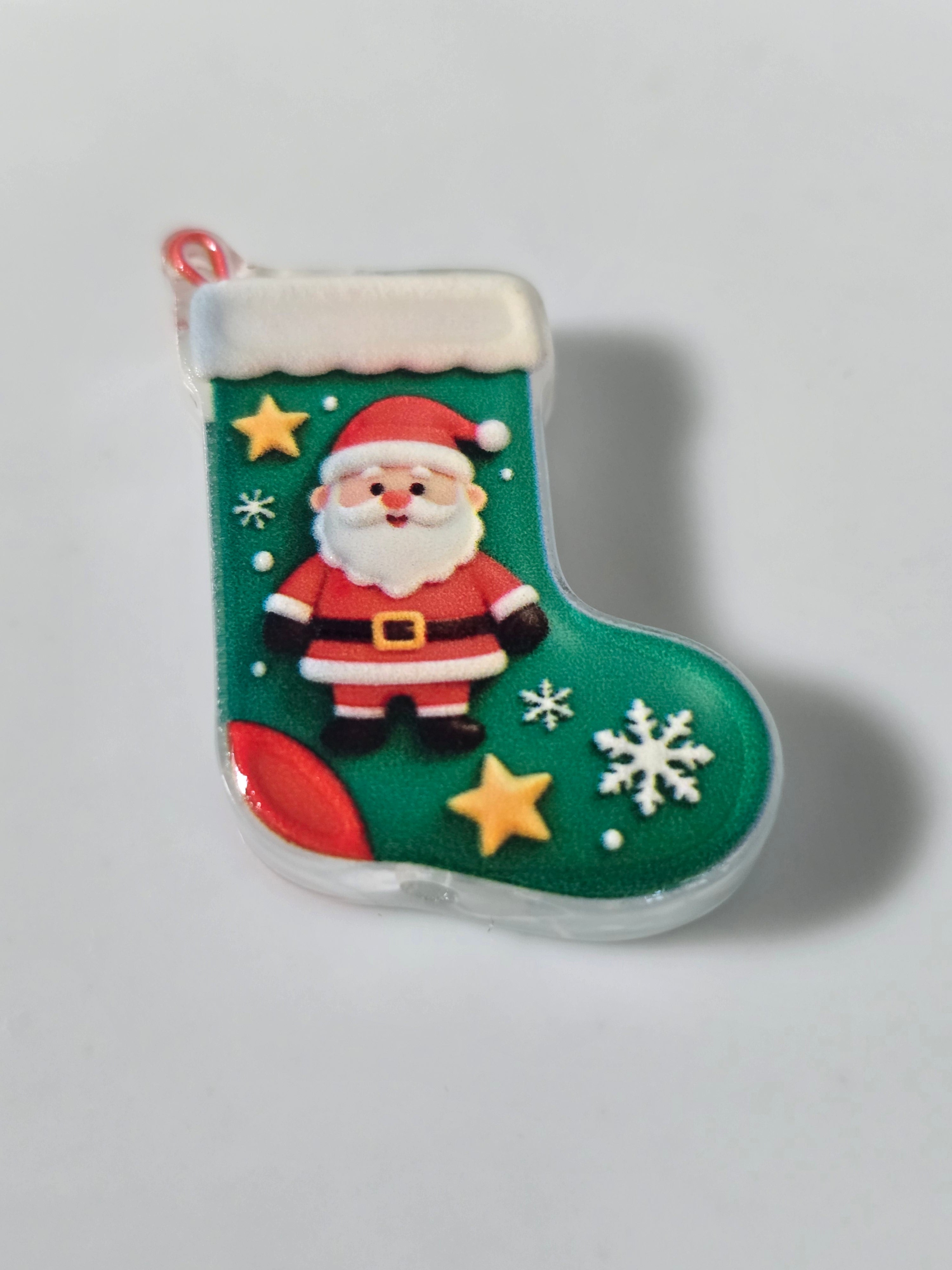 Christmas acrylic beads