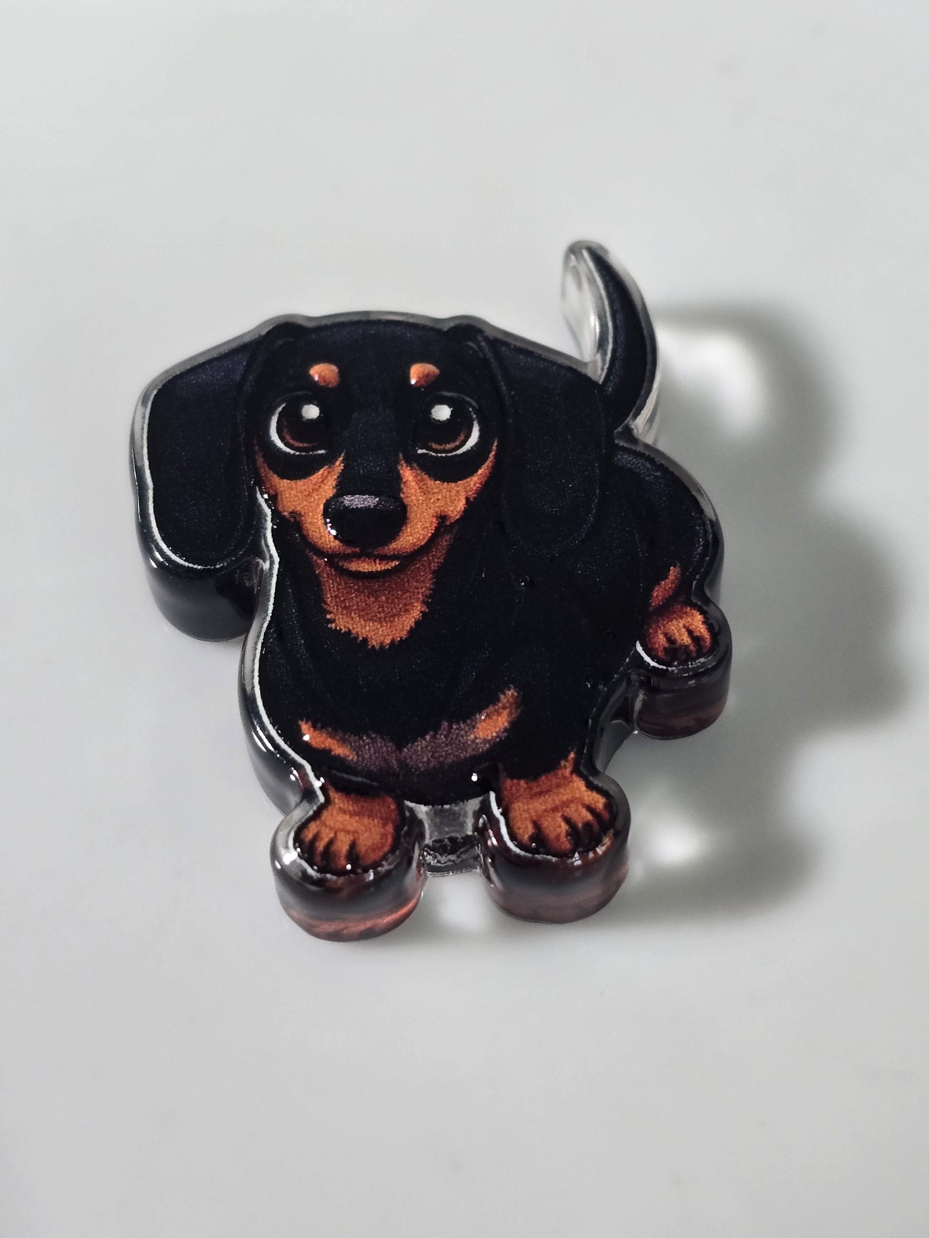 acrylic dashund bead