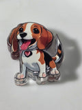 Acrylic dog beads