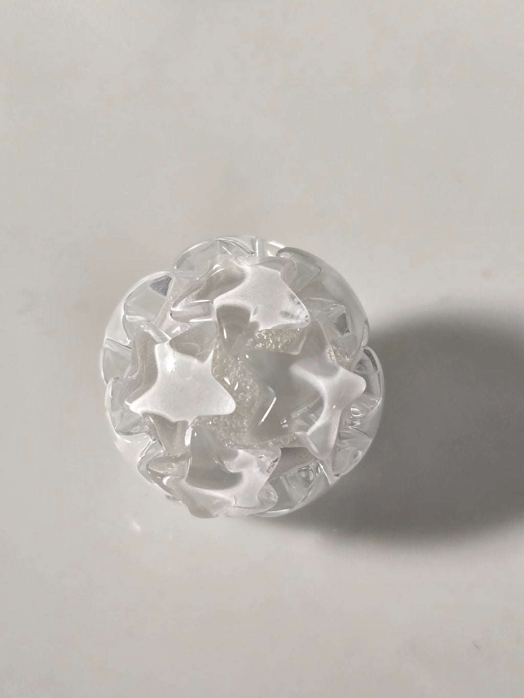 20mm bead adorned with glass stars