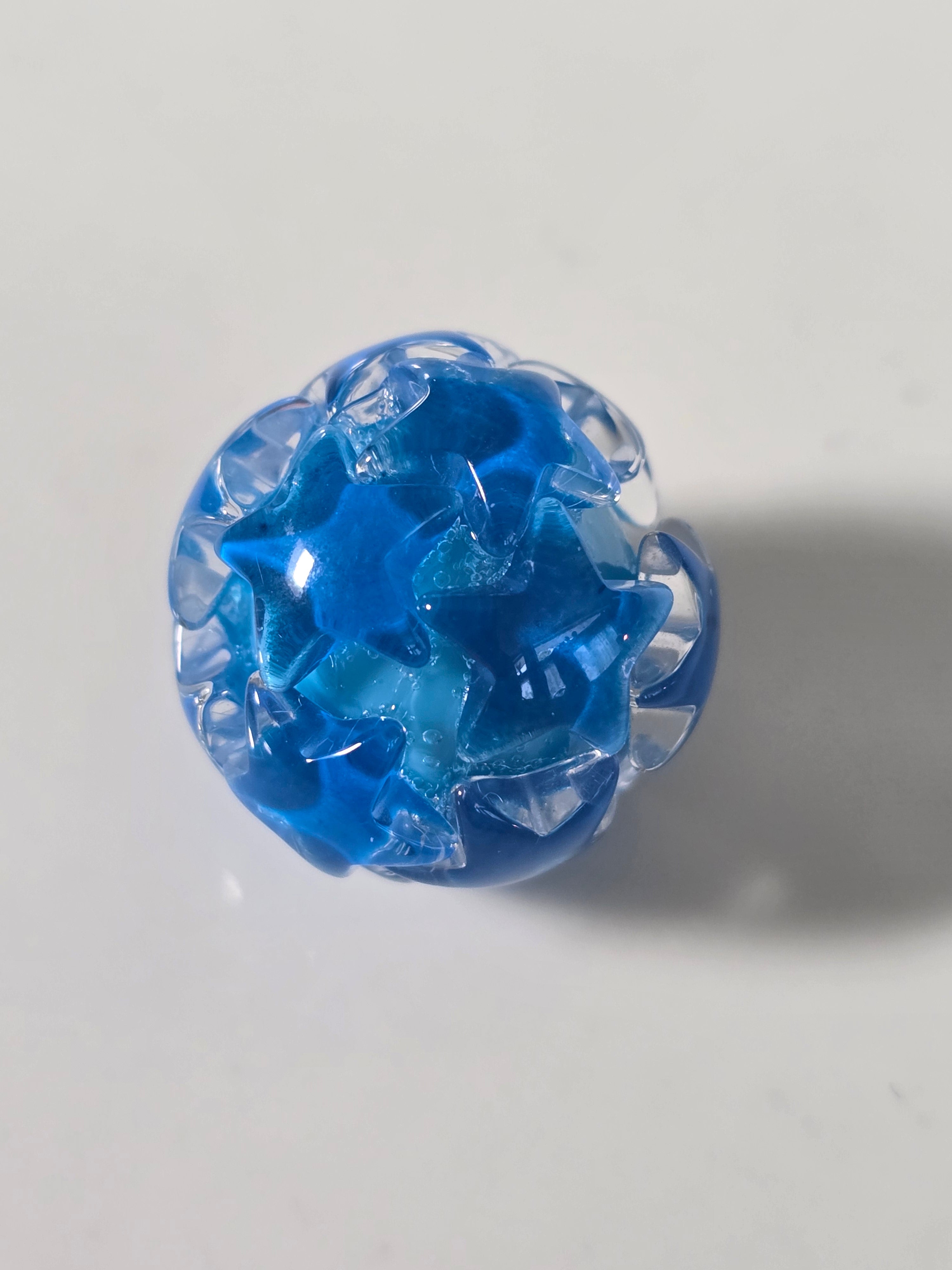 20mm bead adorned with glass stars