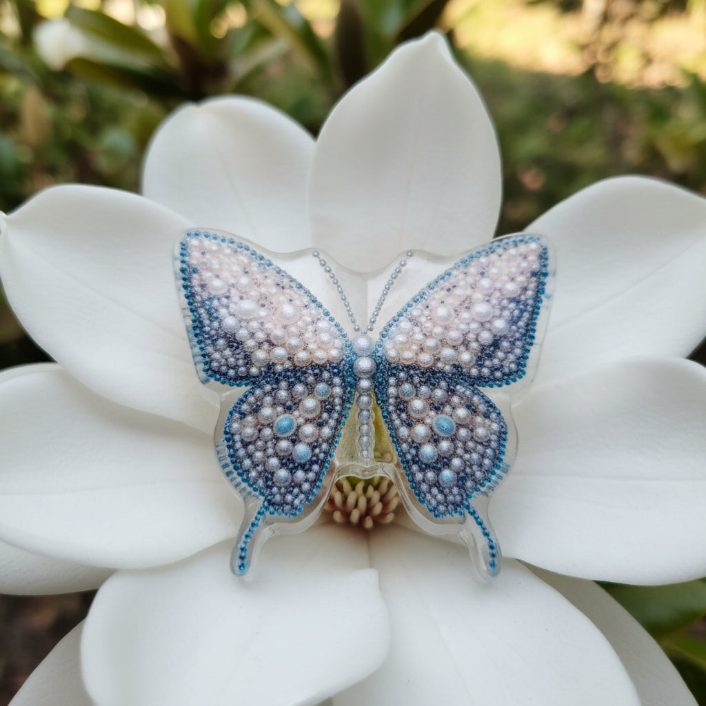 "Acrylic butterfly bead assorted colours"
