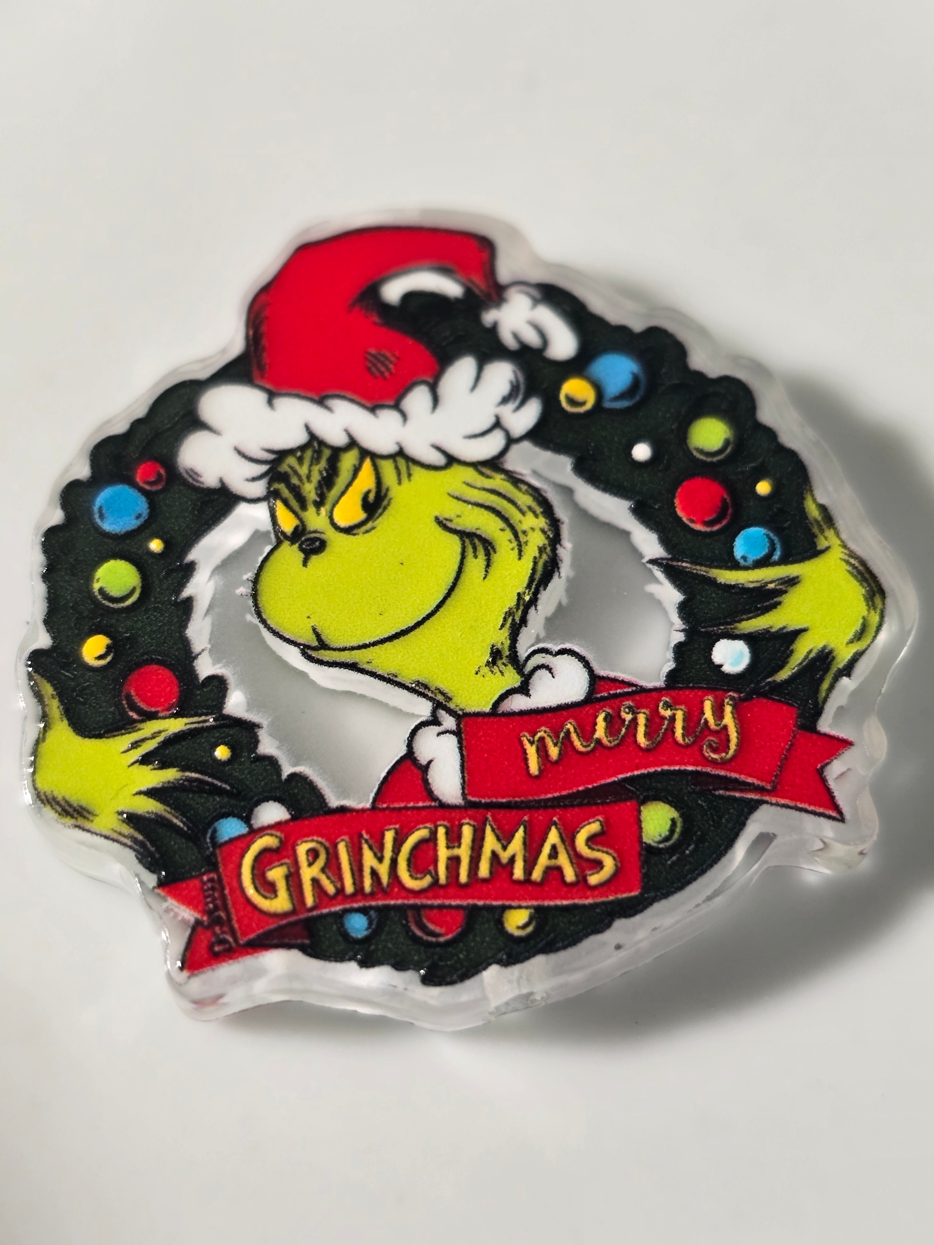 Christmas acrylic beads