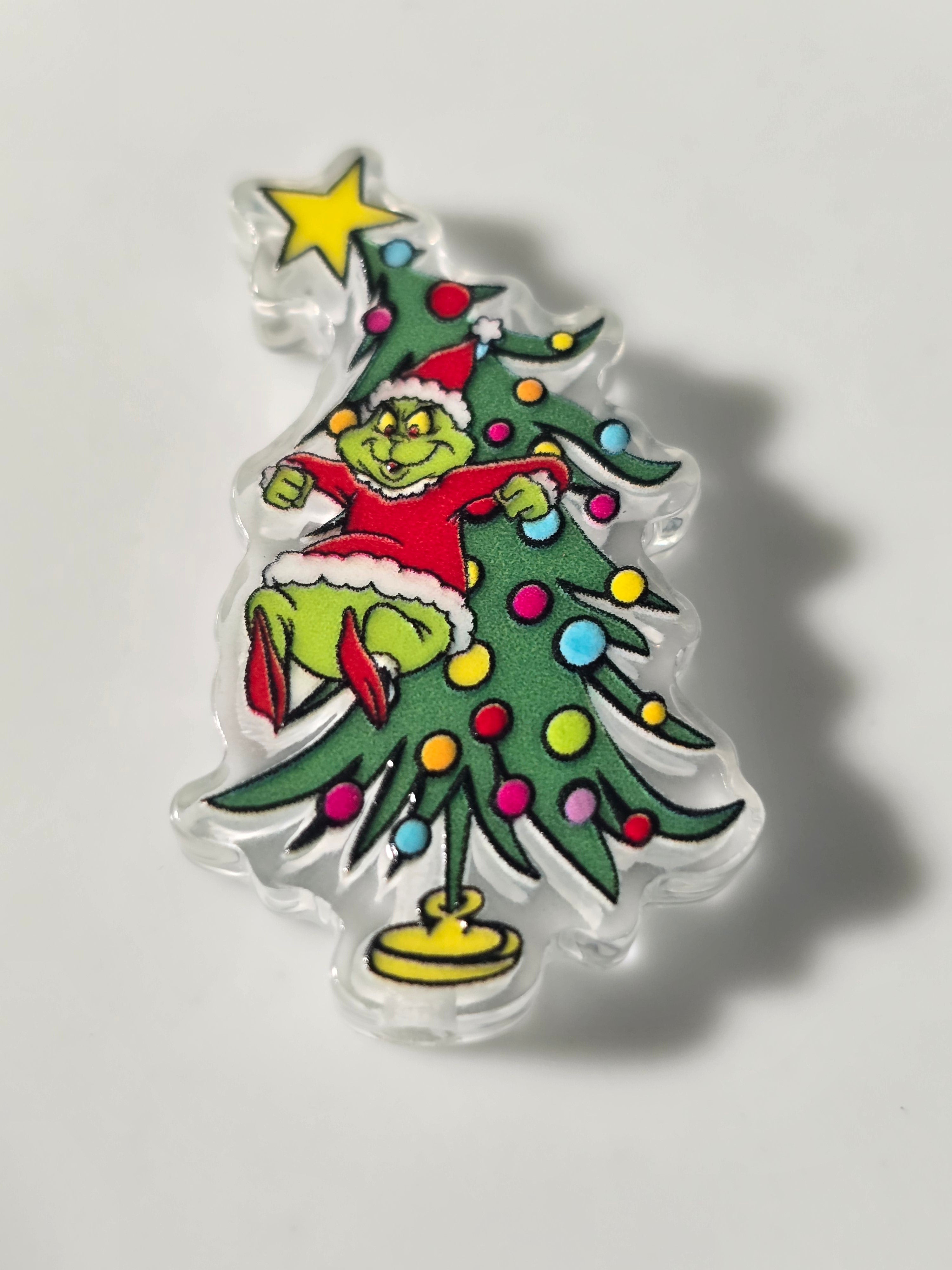 christmas acrylic beads