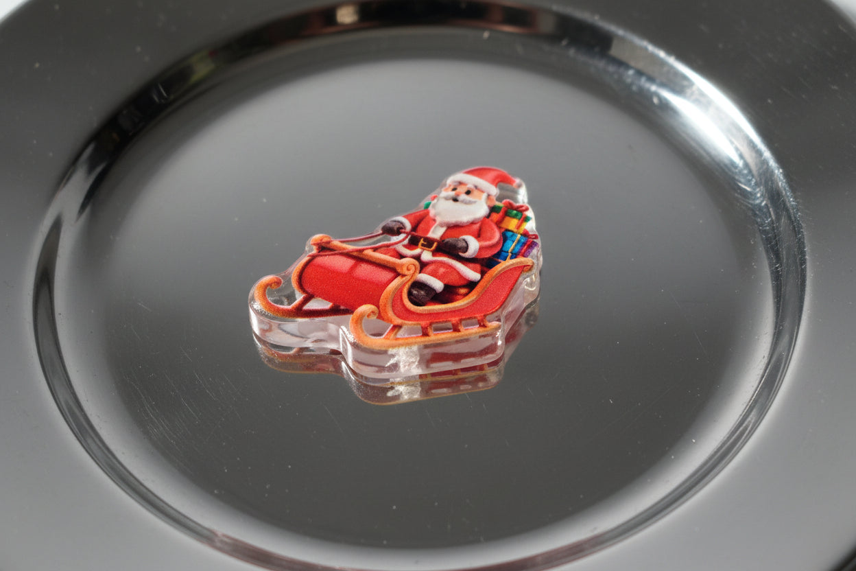 Acrylic christmas beads