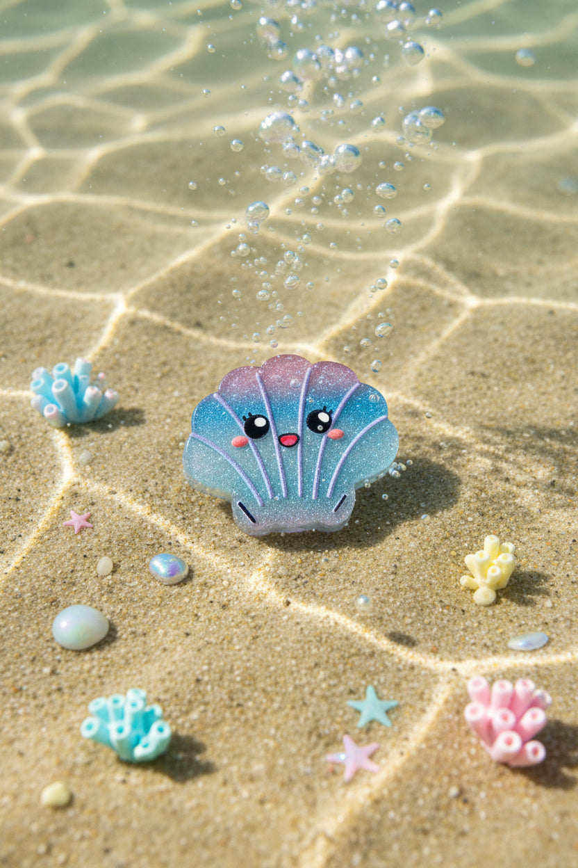 Sealife acrylic beads