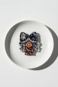 Acrylic beads set of 2 including a bow and a bead