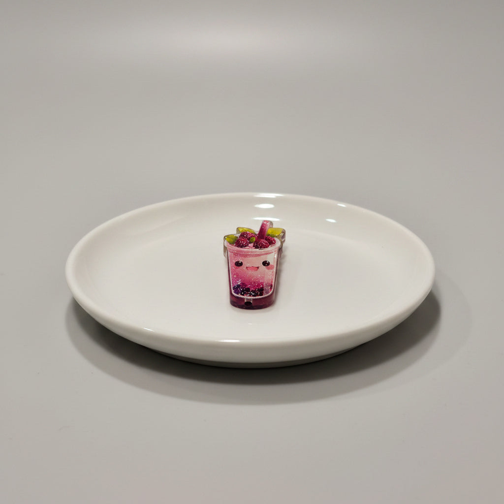 Cute drink acrylic beads
