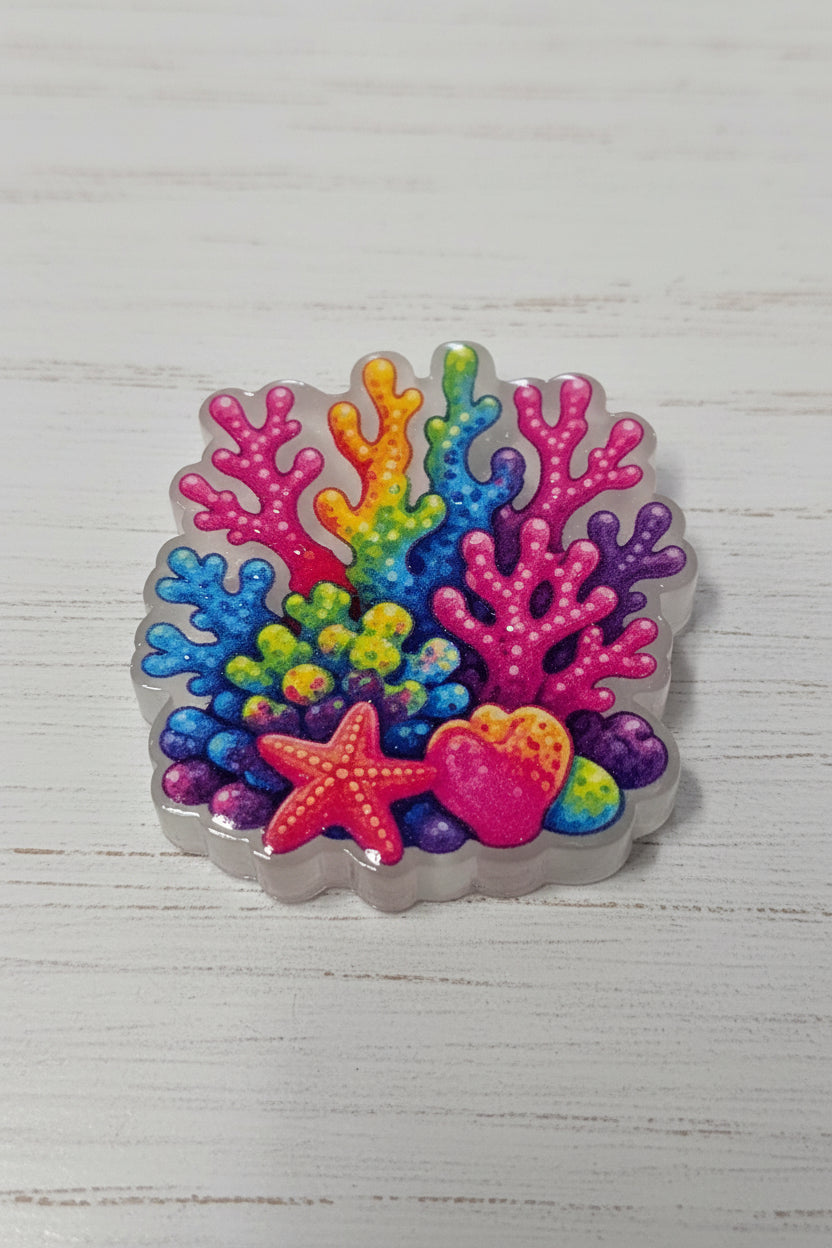 Aquatic acrylic beads