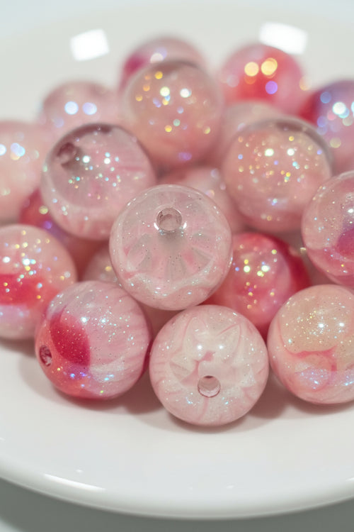16mm flower resin beads