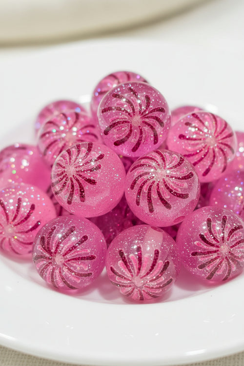 16mm firework effect resin beads