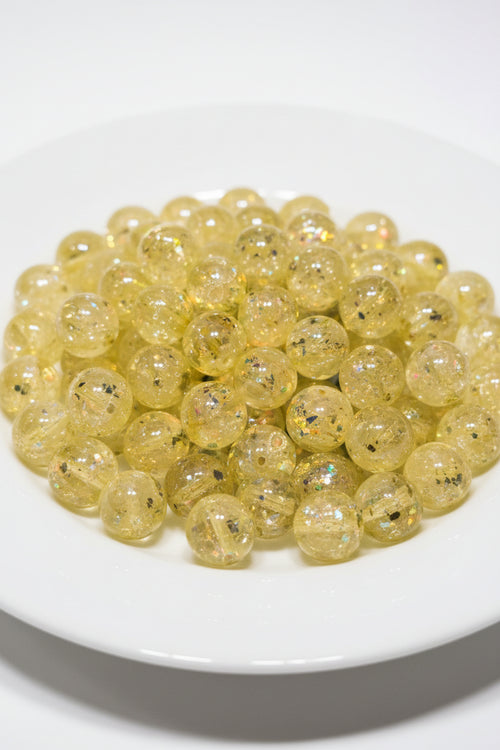 16mm resin beads with bows inside set of 5 for jewellery making | Beadtacular