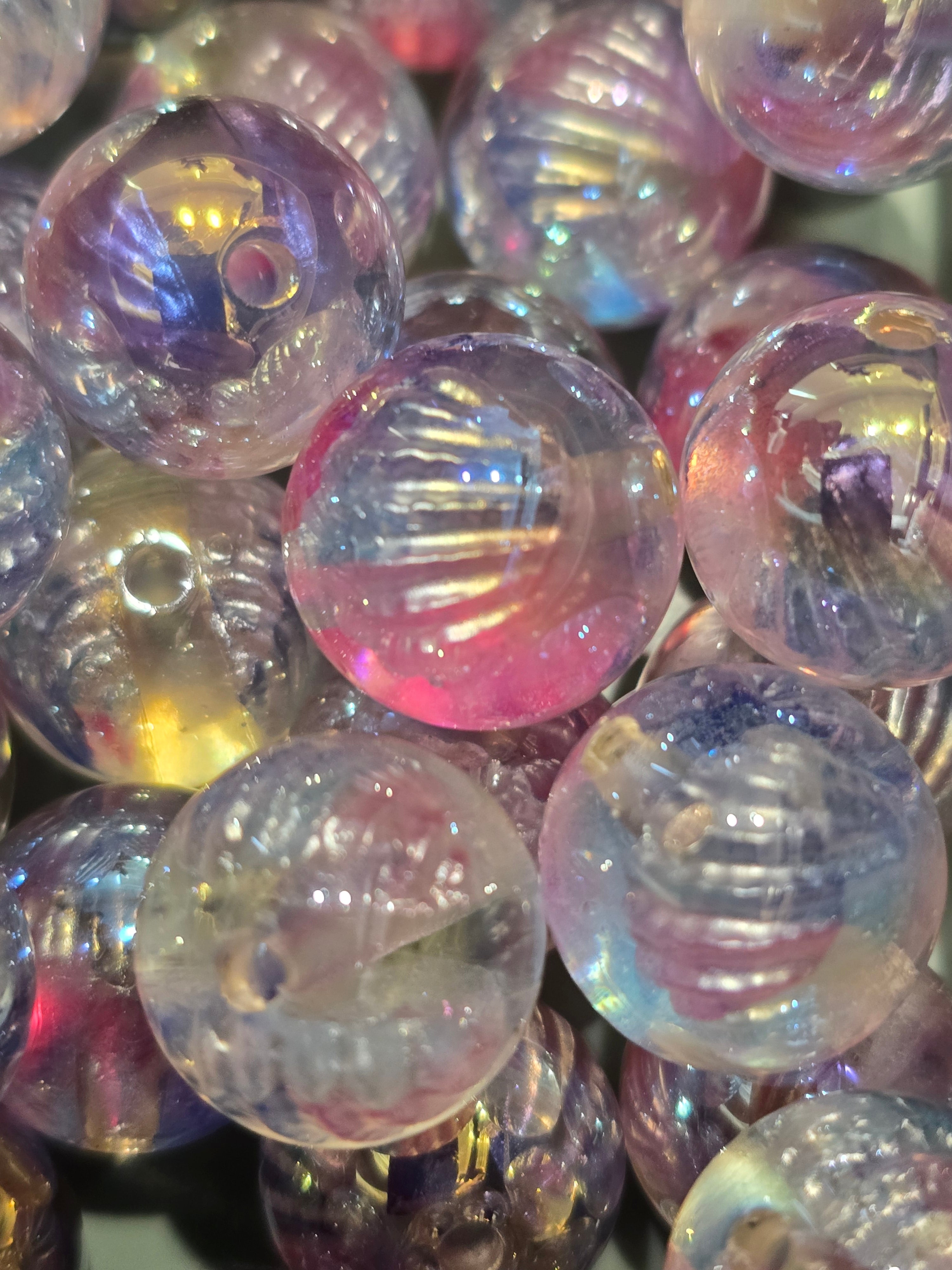 16mm resin beads with shell inside