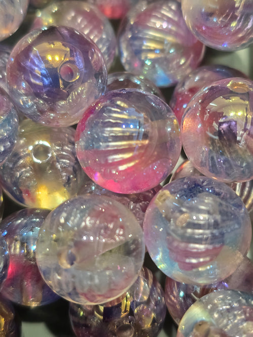 16mm resin beads with shell inside