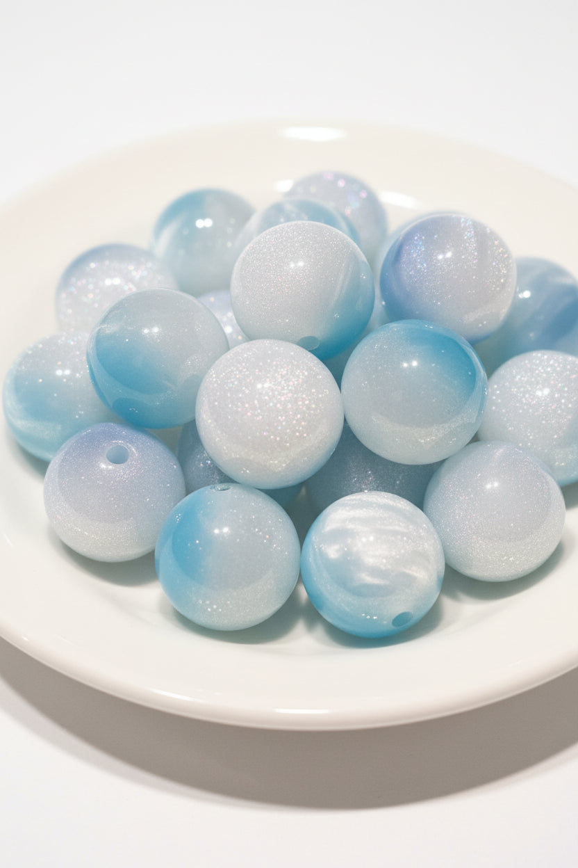 16mm resin colour changing beads