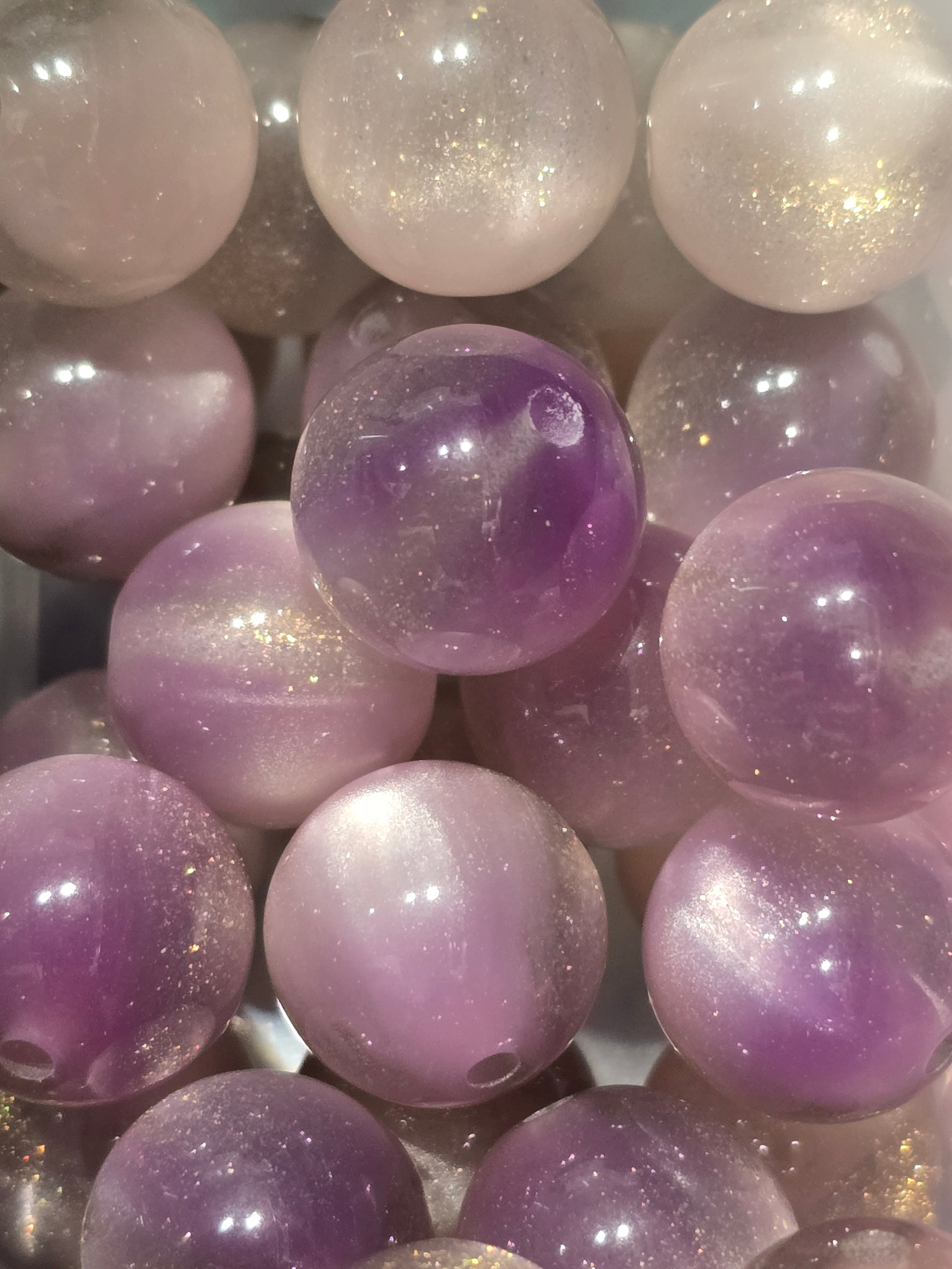 16mm resin colour changing beads