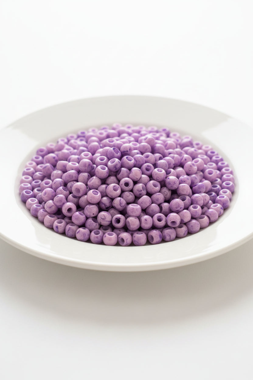 4mm Picasso glass beads - 15g