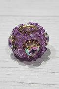 Glass and rhinestone Fancy beads