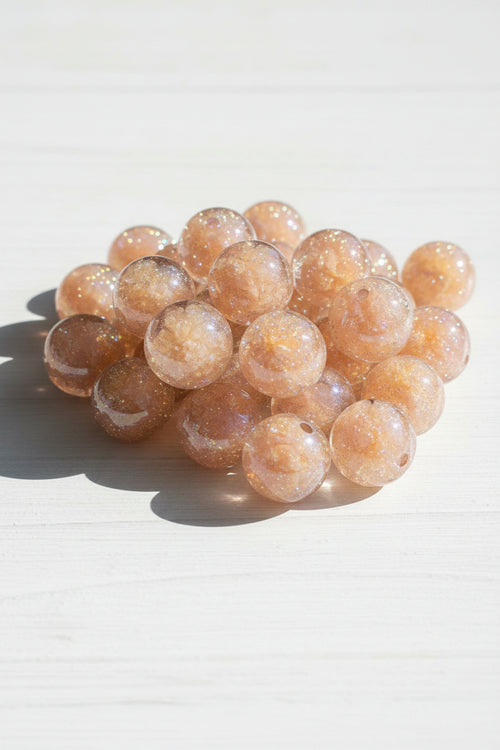 16mm beads with flowers inside