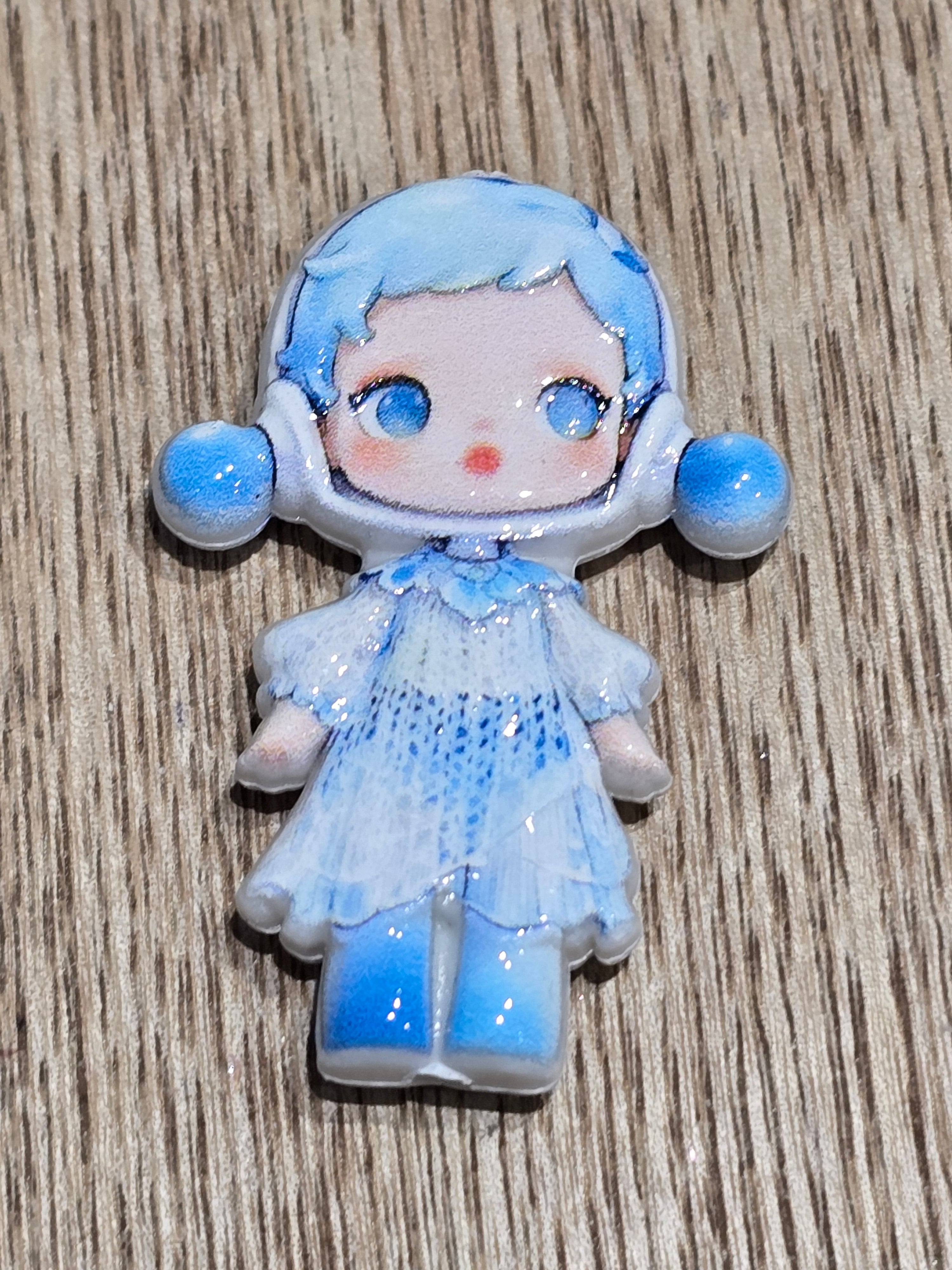 Cute girl beads -  approx 2 inches in height