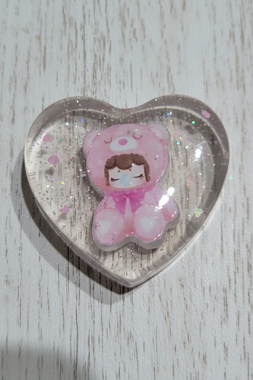 Cute bear acrylic beads