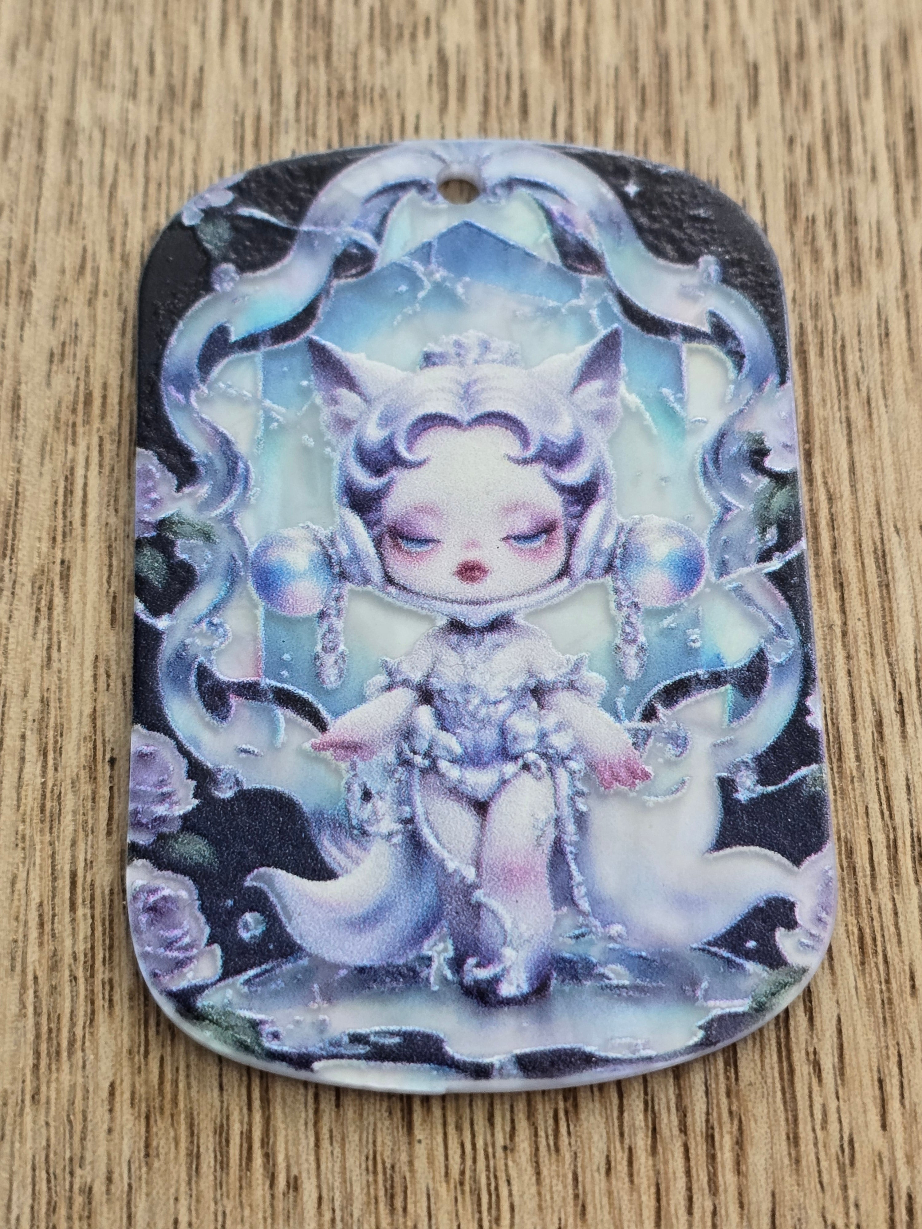 Acrylic tags for keychains