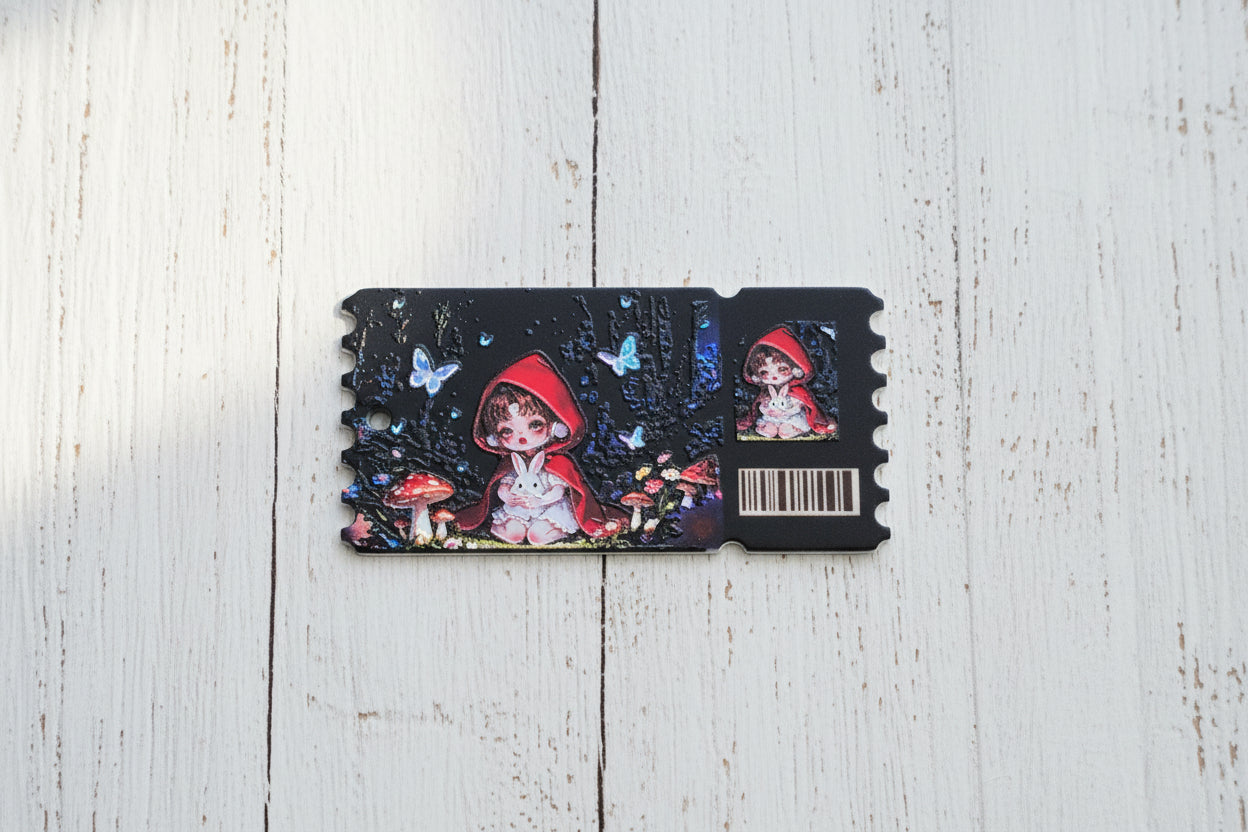 Acrylic tags for keychains