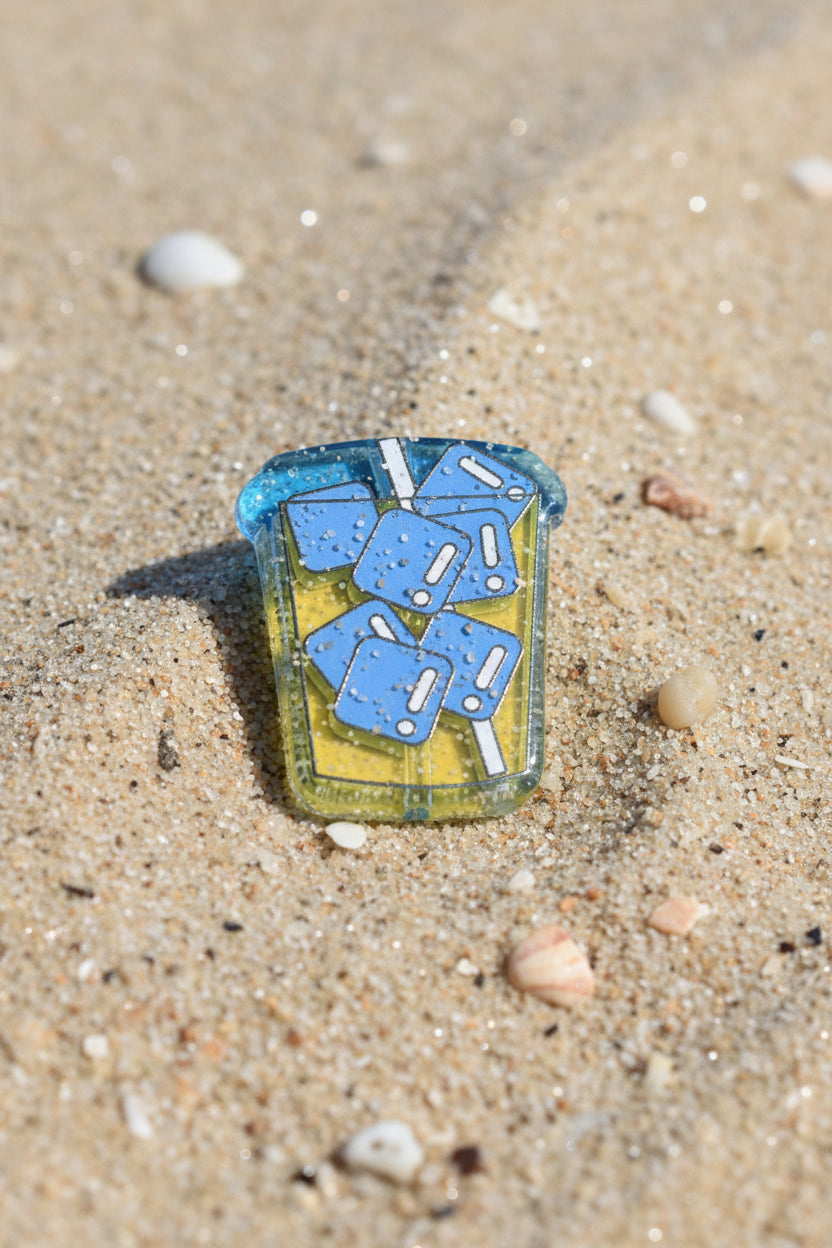 drink shaped acrylic bead