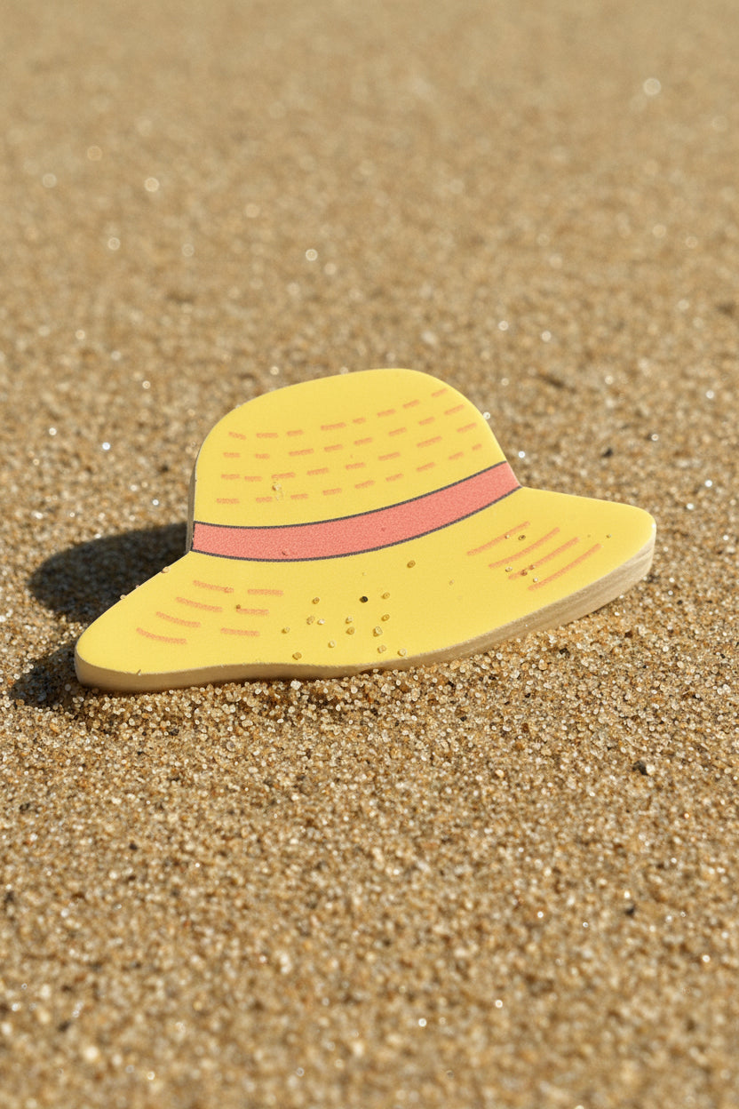 sun hat acrylic bead