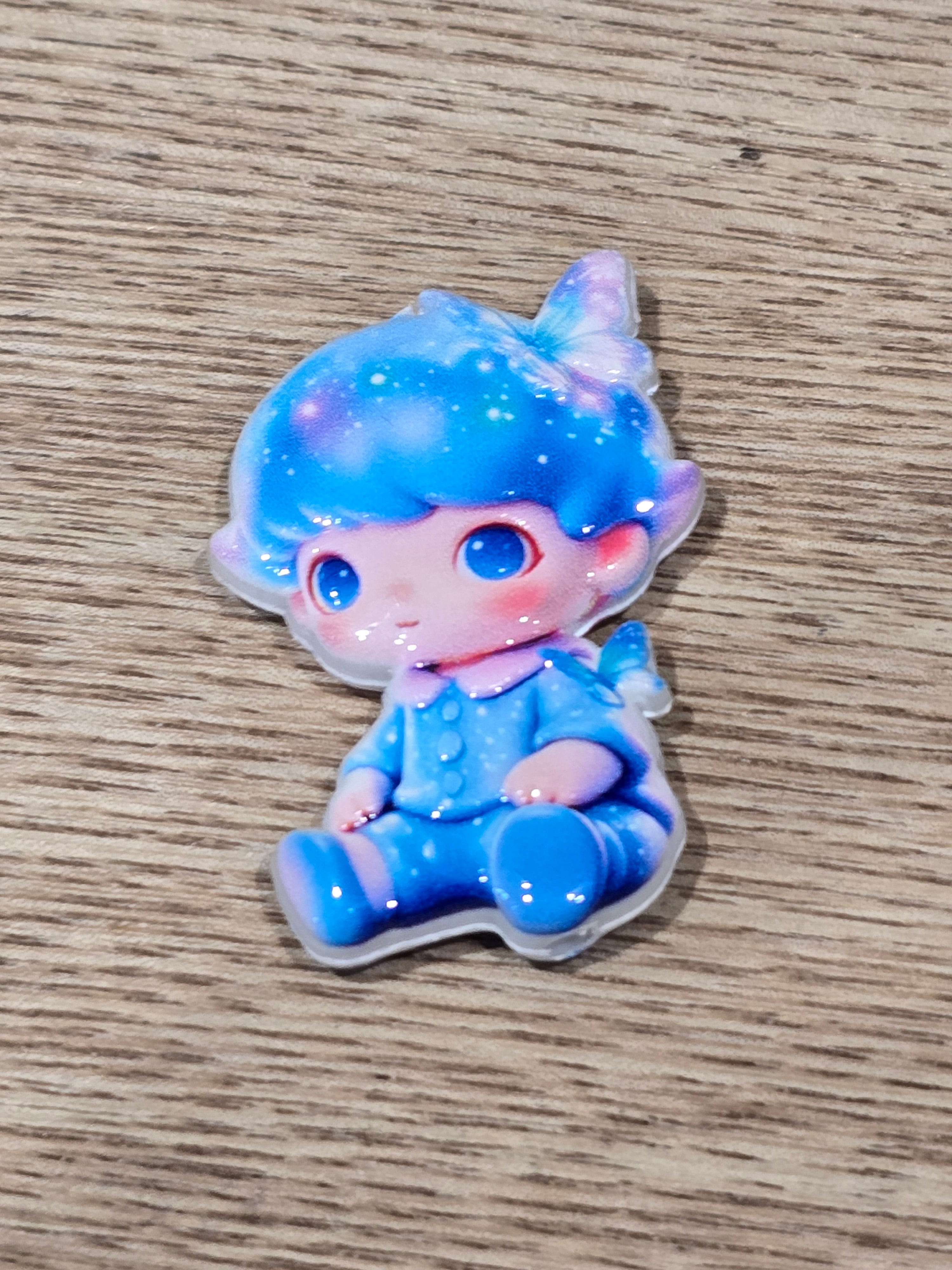 Little boy acrylic beads