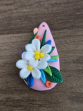 Polymer clay pendant