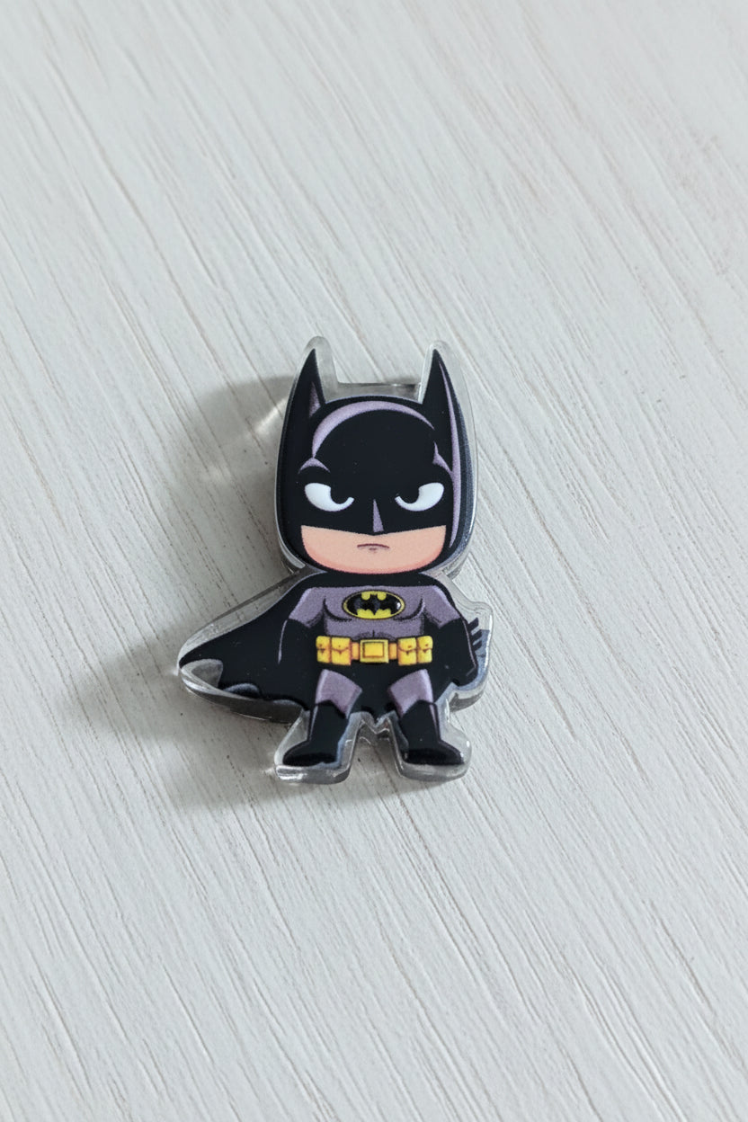Acrylic batman bead
