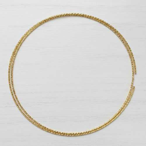 10cm Hammered effect hoops - set of 5