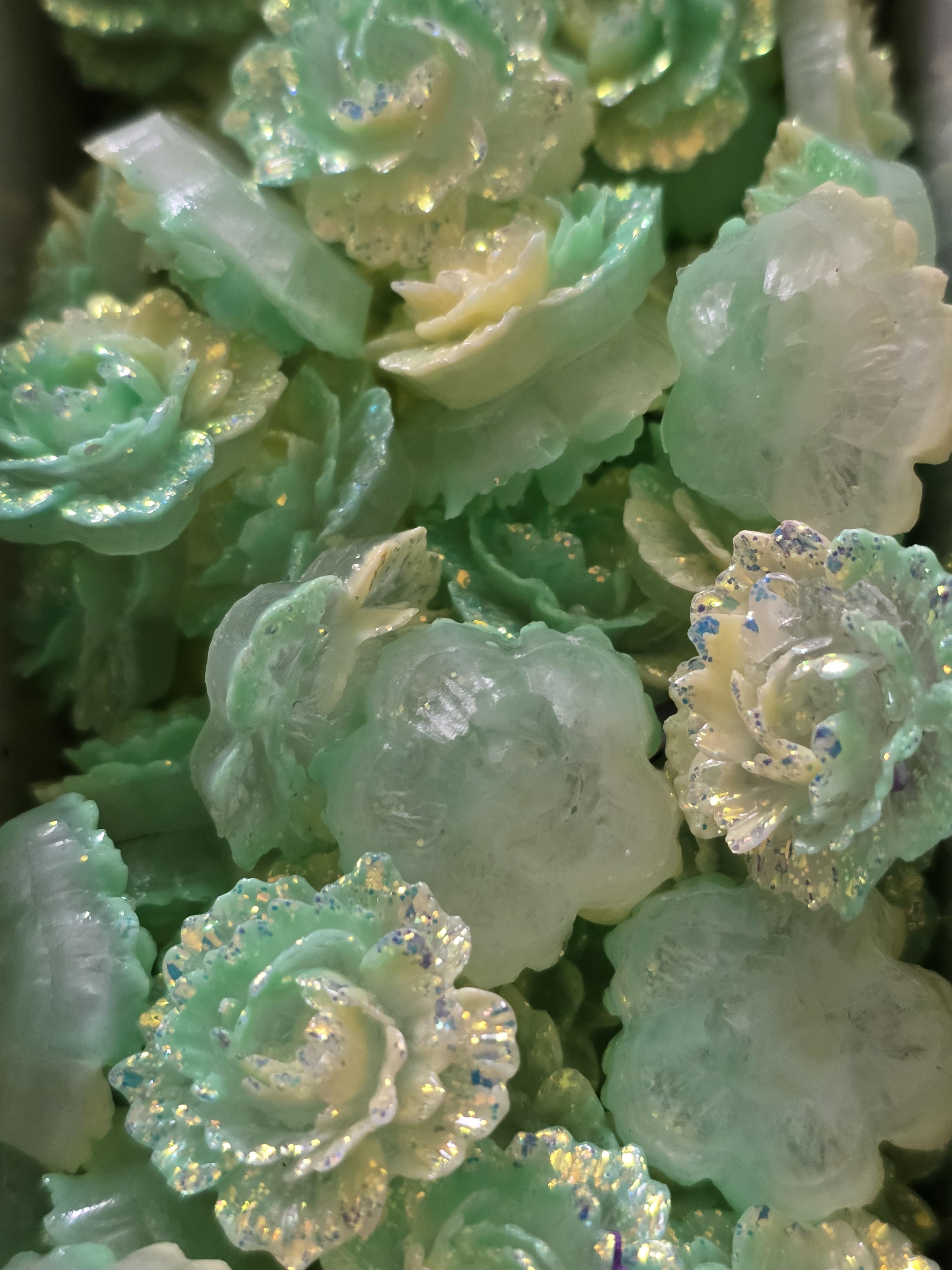 20mm Soft flowers - 10 for £1