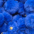 Fluffy pendants - set of 10