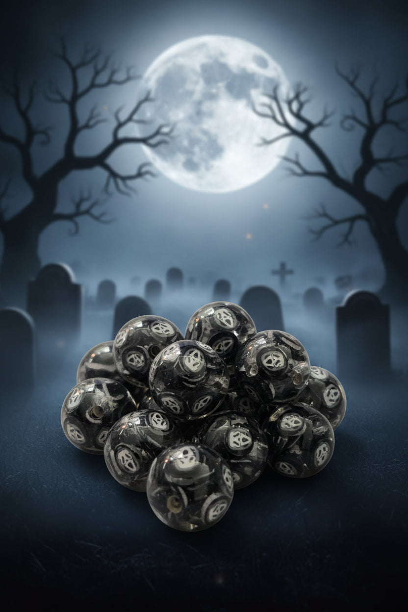 Halloween 16mm resin beads