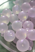 Shimmery pendant beads - set of 10