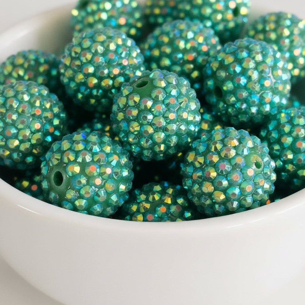 Rhinestone 20mm beads