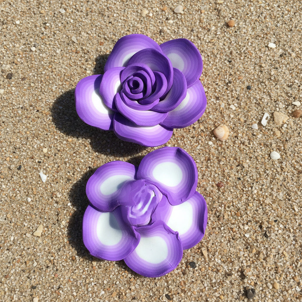 Clay flowers for diy