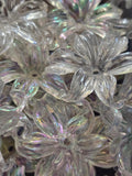 Acrylic flowers - 10 for £1.40